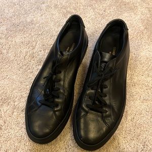 Common Projects Achilles Black Low Sneakers Size 43